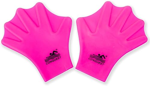 Miniatura 9 de Guantes de natación de silicona, guantes de entrenamiento de natación, guantes de red, guantes de natación para adultos y niños