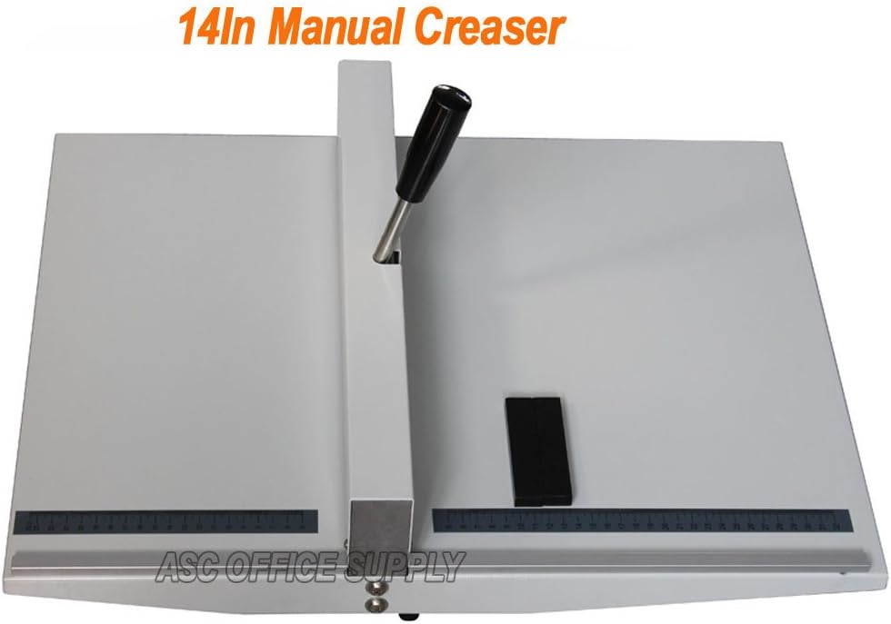 Manual 14" 360mm Scoring Paper Creasing Machine Scorer Creaser + 2Magnetic Block