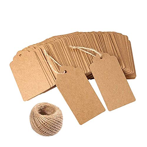 30 Apribottiglie A Forma Di Chiave Per Bomboniere – Set Con Etichette Kraft E Spago Di Iuta – Matrimonio, Festa, Laurea (Rame Rosso) - 3