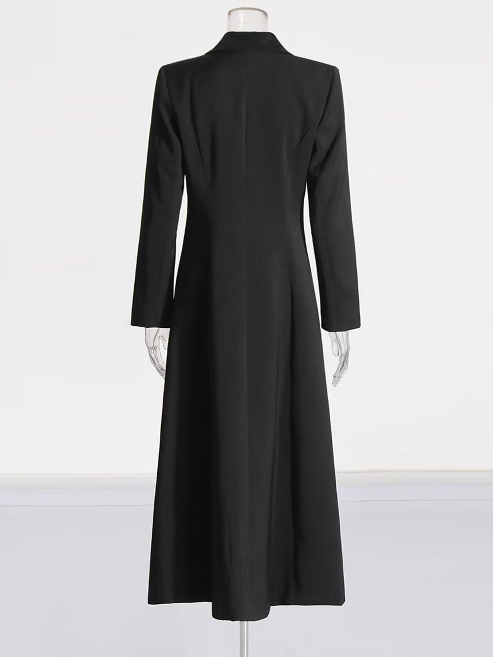 Women's Suit Split Dress Blazer Women Tuxedo Dress Peaked Lapel for Wedding Cocktail Prom Party