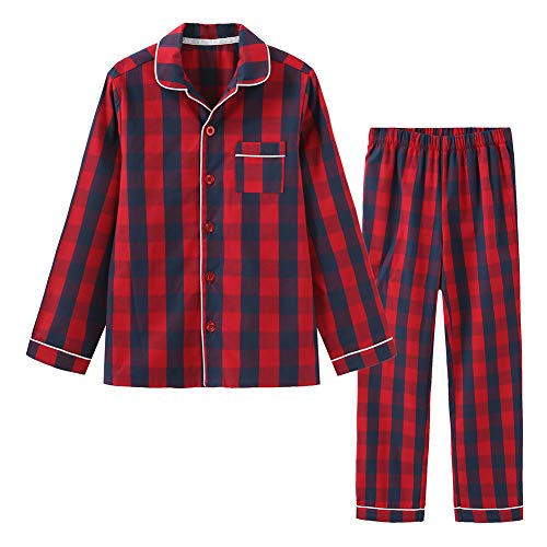 Lavenderi Toddle Kids Girls Boys 100% Cotton Long Sleeve Pajama Set, Pajamas for Kids (Size 2 Toddler-14 Years)