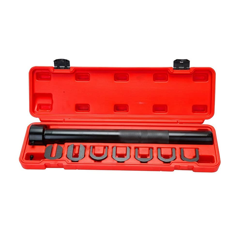 8pcs Universale Forgiato Acciaio Interno Tie Rod Set di Strumenti per Auto Pickups SUV, Interno Tie Rod Installatore e Rimozione Set di Strumenti Includono Custodia Open Jaw Driver Long Socket