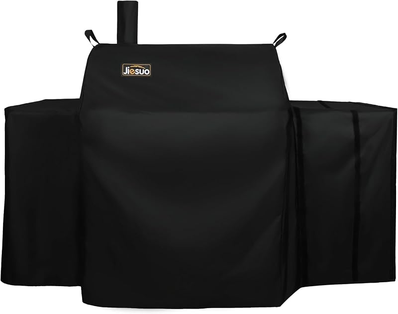 Cover for Char-Griller Durable Polyester Smoker Grill,Model 5555 | Fits the Char-Griller 1224 and the 2121 Grill Cover,Heavy Duty,Waterproof