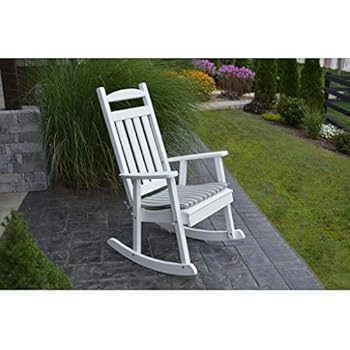 Alternative view of A&L Furniture Company Classic Recycled Plastic Porch Rocking Chair - Lead TIME to Ship 4 Weeks