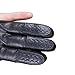 Shentesel Archery Shooting Glove 1Pc Faux Leather 3 Fingers High Elastic Guard Protective - Black M