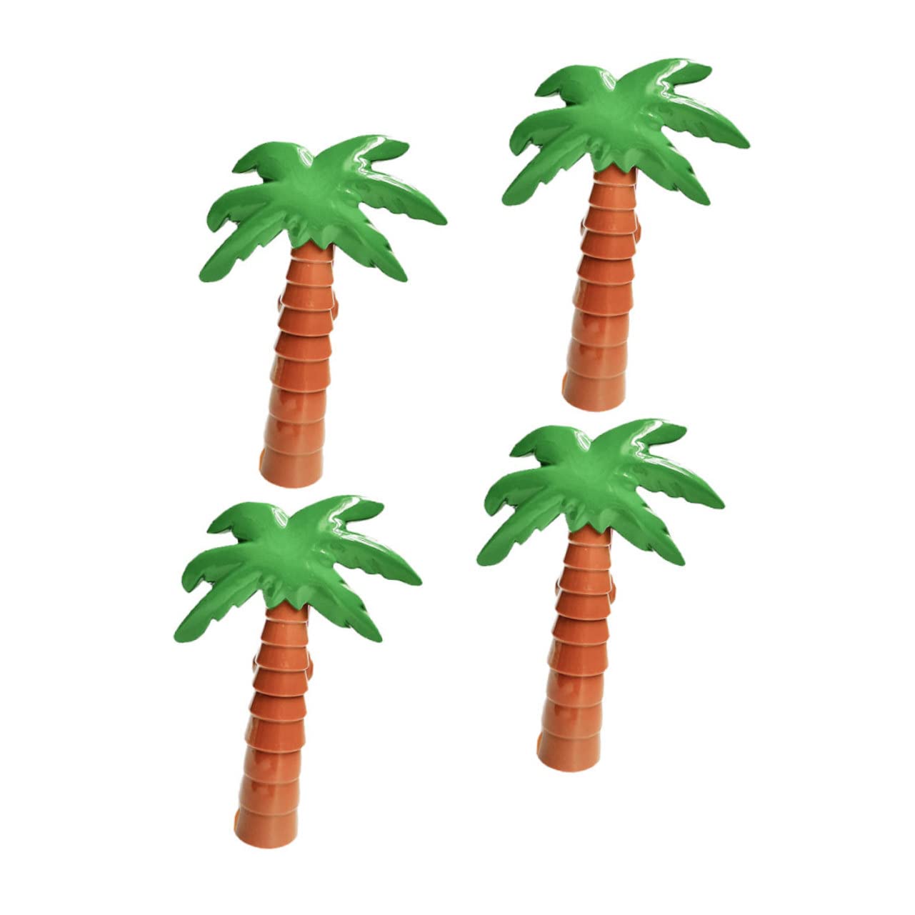 2 Sätze Kokosnussbaum -strandclip Handtuch Groß Im Freien Schwimmbad Strandtuch-Stuhl-Clips Strandkorbklammern Für Handtücher Strandstuhlclip Strandkorb-Clips Plastik 4 Stück * 2