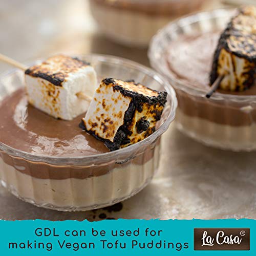 Image of La Casa Premium Glucono Delta Lactone (GDL) | Tofu Coagulant | Leavening & Pickling Agent | Best Vegan Paneer Alternative | Product of India | 300g |