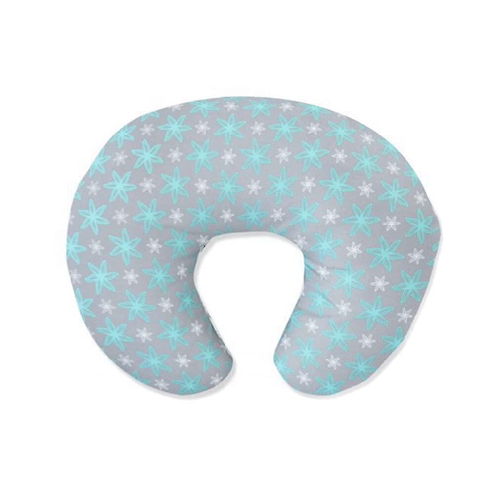 Uposao Baby Nursing Pillow Cover, Newborn U-Shaped Breastfeeding Pillowcase Cushion Cover Stretchy Replaceable for Infant Newborn Feeding Baby Boy and Girl,55x40CM