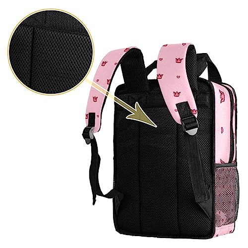 Cartable sac à dos garçons ajustement morphologique rose - 4
