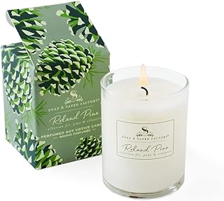 Soap & Paper Factory Roland Pine 2.4 oz Votive Soy Candle