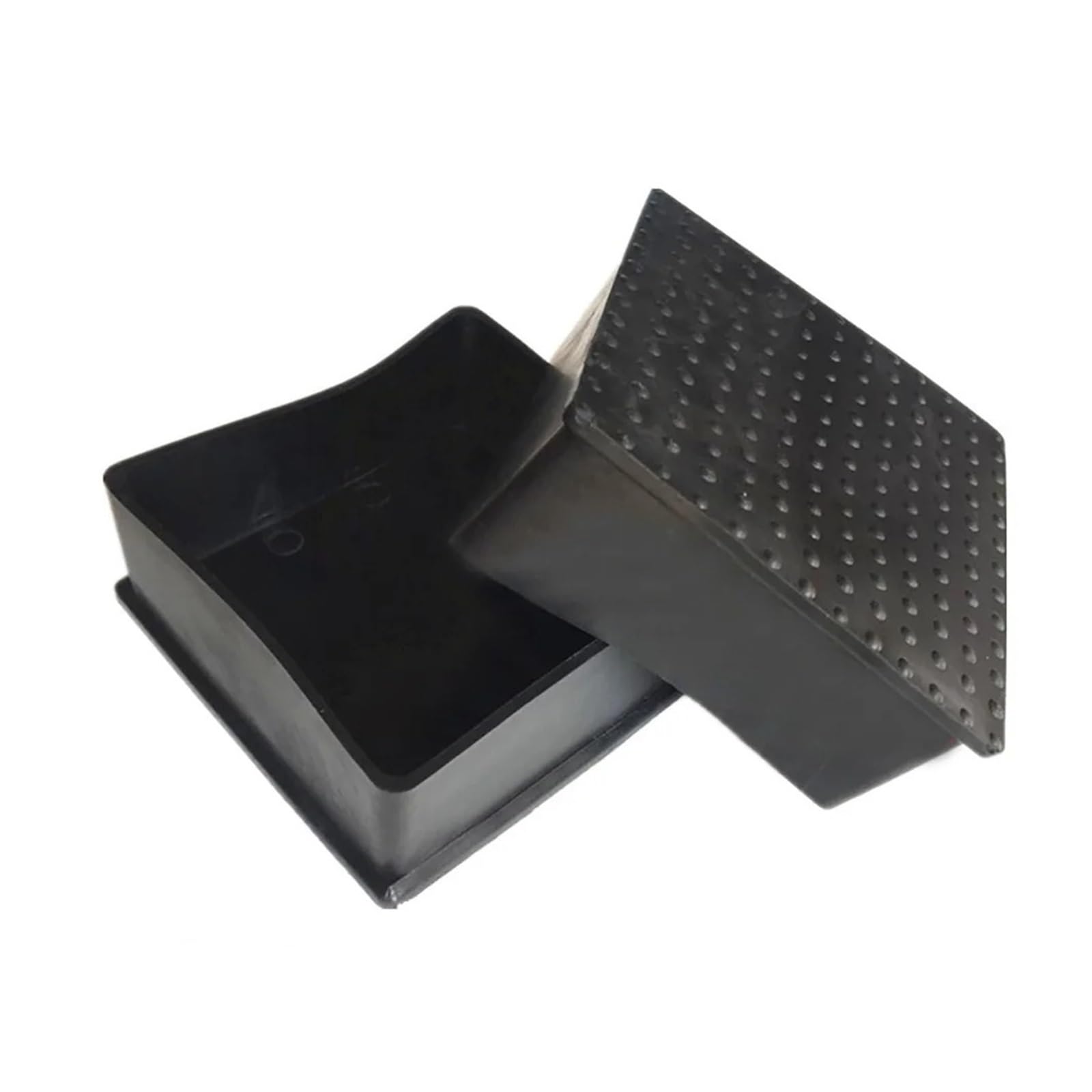 80x80mm 100x100mm Silla de PVC Negro Patas de Mesa de Goma Cubierta de protección de Patas móviles Cubiertas de Extremos de Tubo protección de Suelo Antideslizante 8 Uds (Tamaño : 100x100mm)