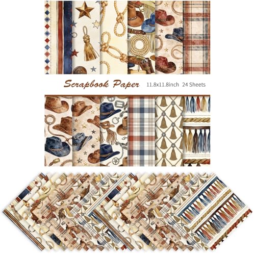 Papier pour scrapbooking Cowboy pour réussir vos cartes et albums