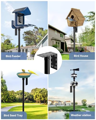 Support pour mangeoire à oiseaux anti-vent diamètre 2.5cm rigide