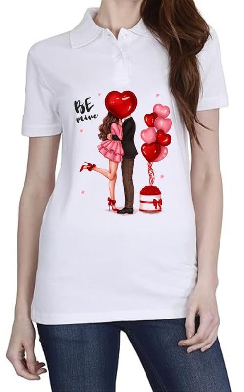 Be Mine White Women Polo T-Shirt-picture-12