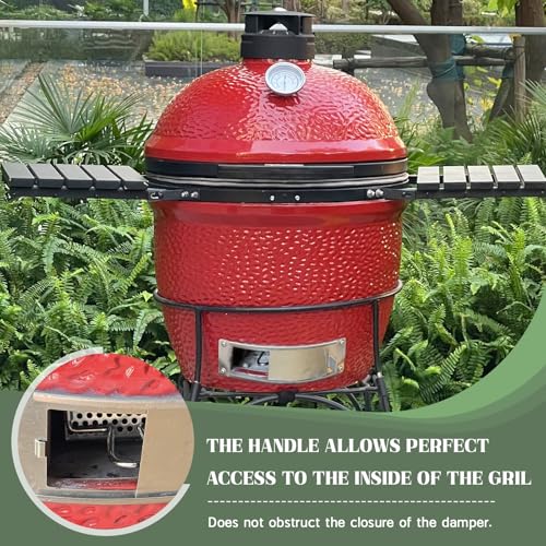 Cajón deslizable para cenizas Vankey para Kamado Joe Classic Joe miniatura 6