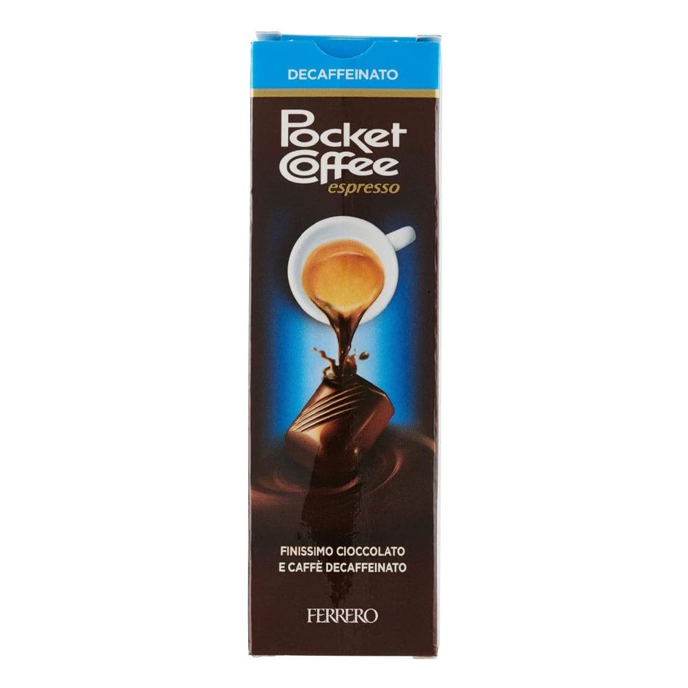 ❤️FERRERO フェレロ　Pocket Coffee Decaffeinato Ferrero Pocket Coffee Espresso Decaffeinato, 18 Praline, 225g