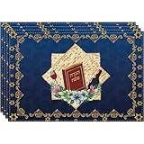 Baokuan Tischsets Pessach-davidstern, Jüdisches Happy Pessach, 4er-Set, Saisonale Frühlings-tischsets Für Party, Küche, Esszimmer-Dekoration