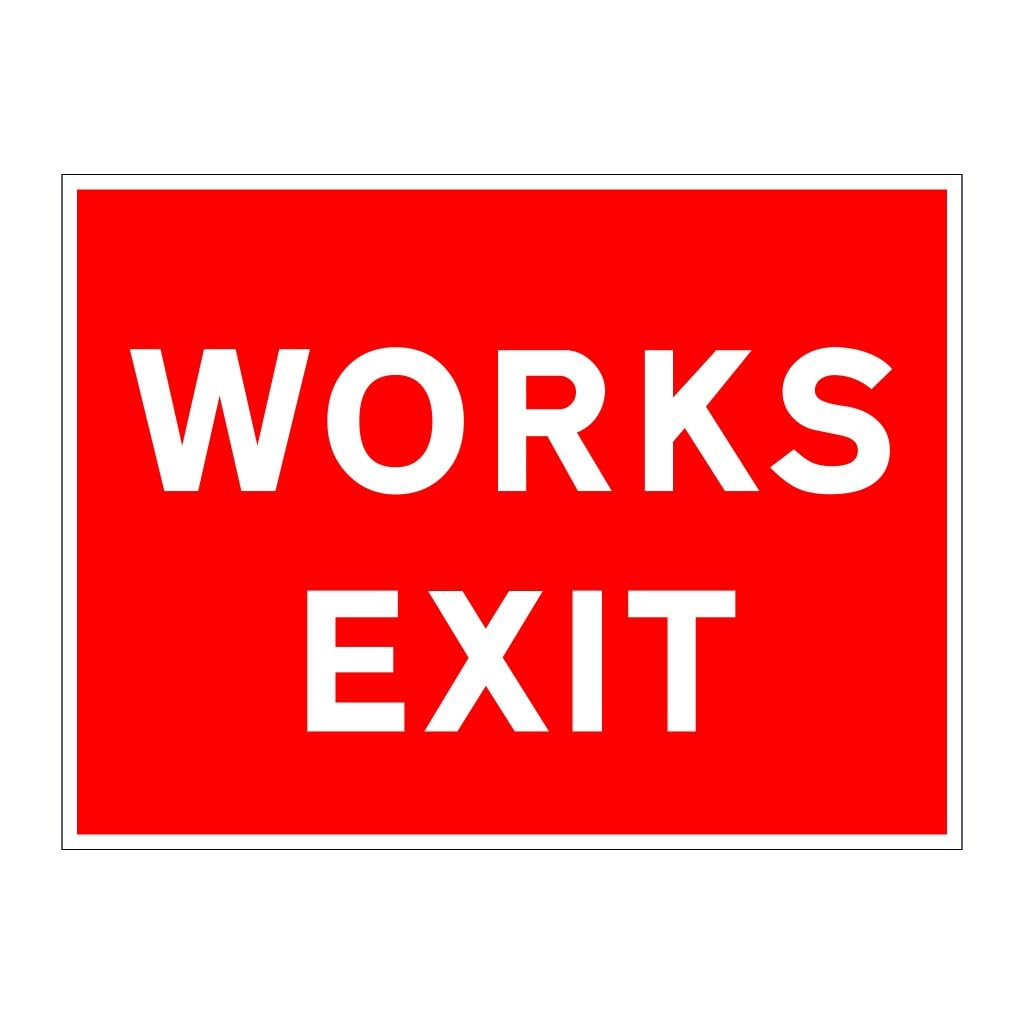 Works exit sign - General Site Management 8x12 Metal Tin Sign Garage Man Cave Wall Decor
