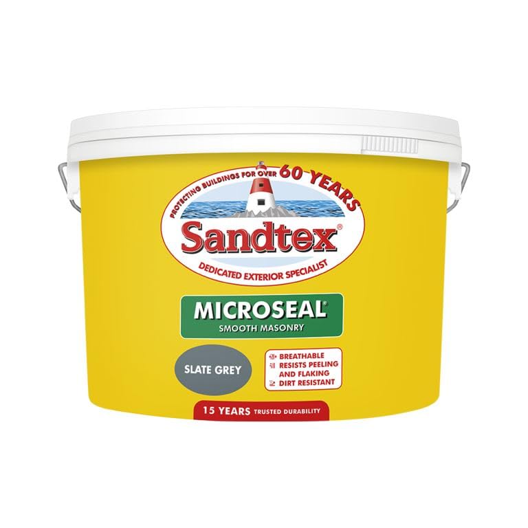 Sandtex Smooth Masonry 10L - Slate Grey