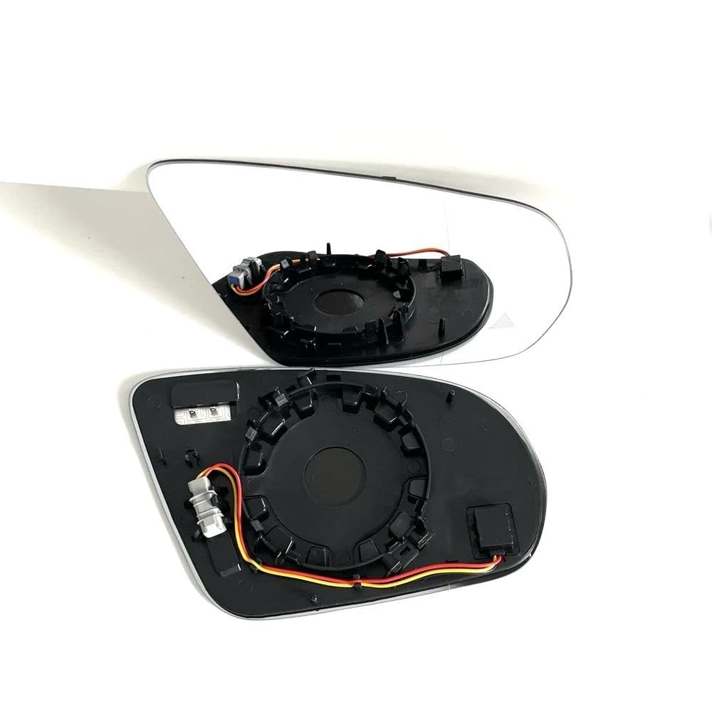 Cristal Espejo Retrovisor para Benz para Clase A para CLA para W177 para W178 2019-2020 Cristal Espejo Retrovisor Calefactable Detector Ángulo Izquierdo Derecho(LHD Right)