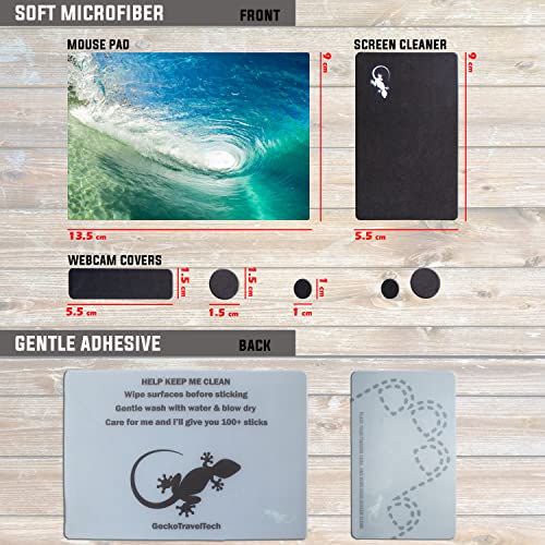 Tapis de souris adhésif nomade et collant pour le bureau