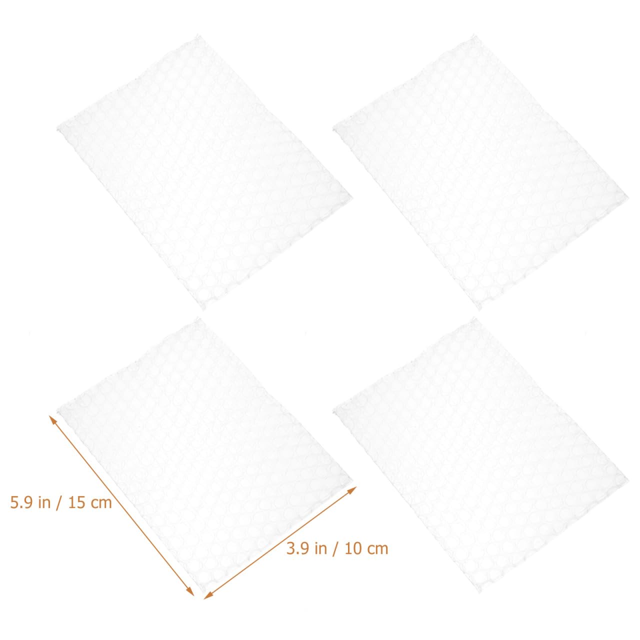 Zerodeko Lot De 100 Pochettes À Bulles Transparentes 5.91 X 3.94 in Pochette À Bulles Pour L'Expédition Le Stockage Et Les Petites Entreprises Sacs Antichoc Pour Emballage