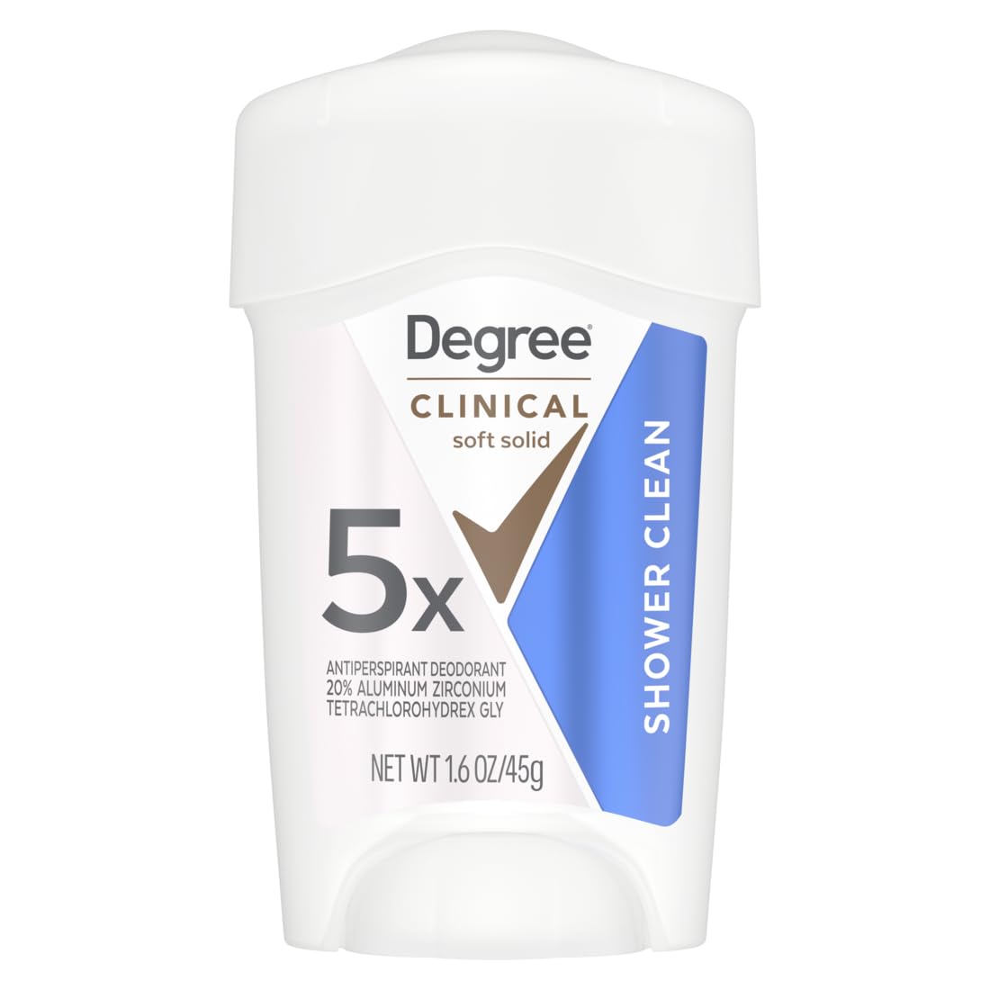 Degree Women Clinical Protection Anti-Perspirant Deodorant Shower Clean 1.70 oz
