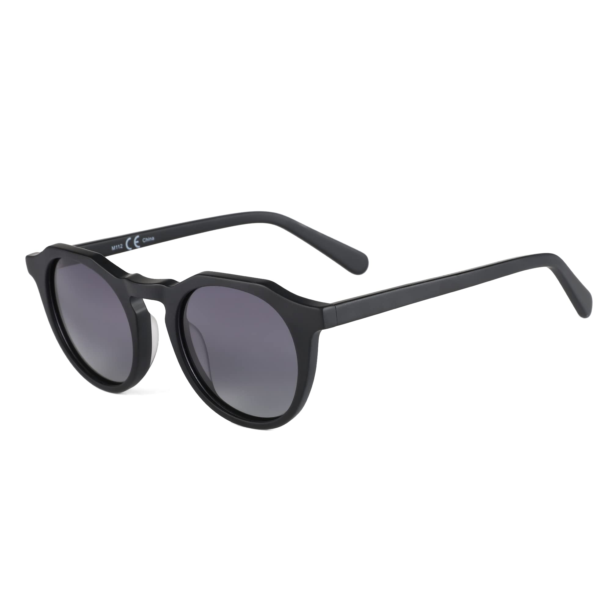 ZENOTTIC Occhiali da Sole Rotondi Vintage Polarizzati per Uomo e Donna con Protezione UV400