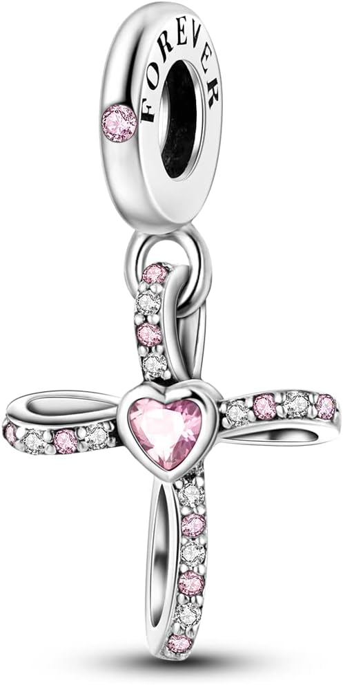 925 Sterling Silver Charms for Bracelet Necklace Mom Heart Love Dangle Charm Beads for Women Mother Pendant Jewelry