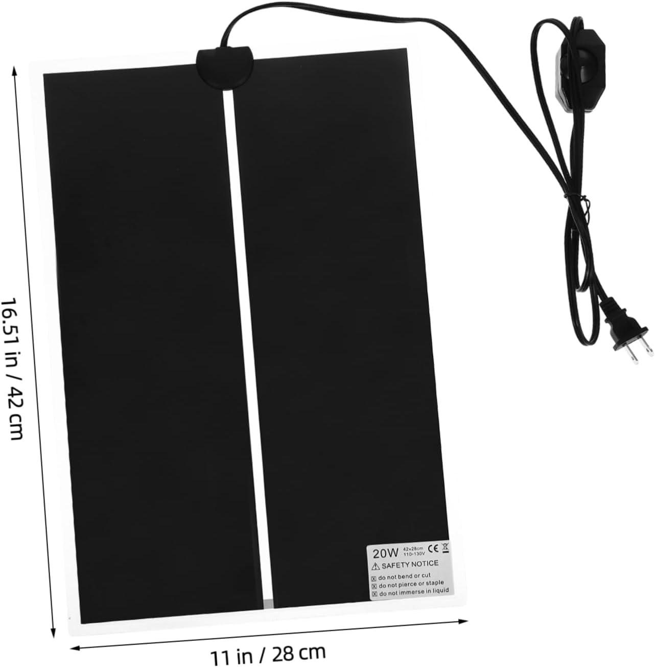 3pcs Reptile Heating Pad with Temperature Control Insulation Mat for Terrarium Heat Mat for Lizards and Pets Compatible with Voltage