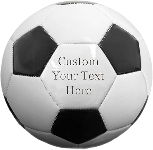 Balón de fútbol personalizado, con imágenes y texto, entrenamiento de fútbol personalizado, adecuado para adolescentes y adultos