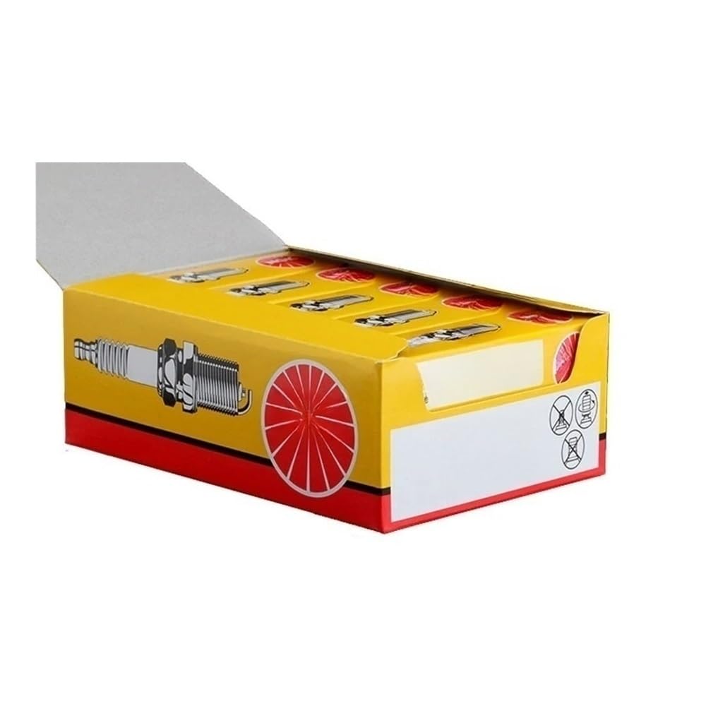 Bujías de aleación para automóviles BPR6ES 7822, compatibles con cortacéspedes Changan, Livina, Sylphy y Jincheng AX100 (número de Pieza Original 12121258159, Juego de 6).