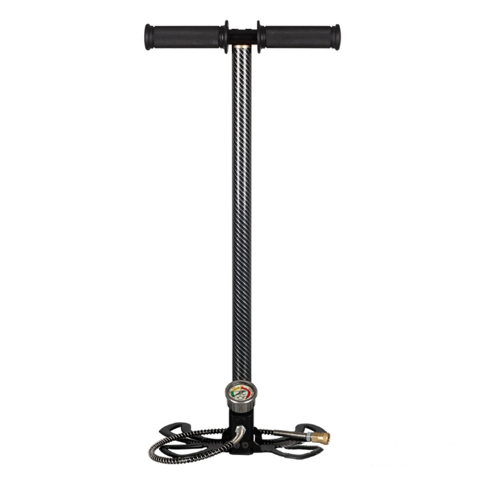 Hand Pump 4500Psi High Pressure 3-Stage Air Gun Rifle Pump Filling Stirrup Charger PCP Hand Pump Airguns Butterfly Pedal (C)