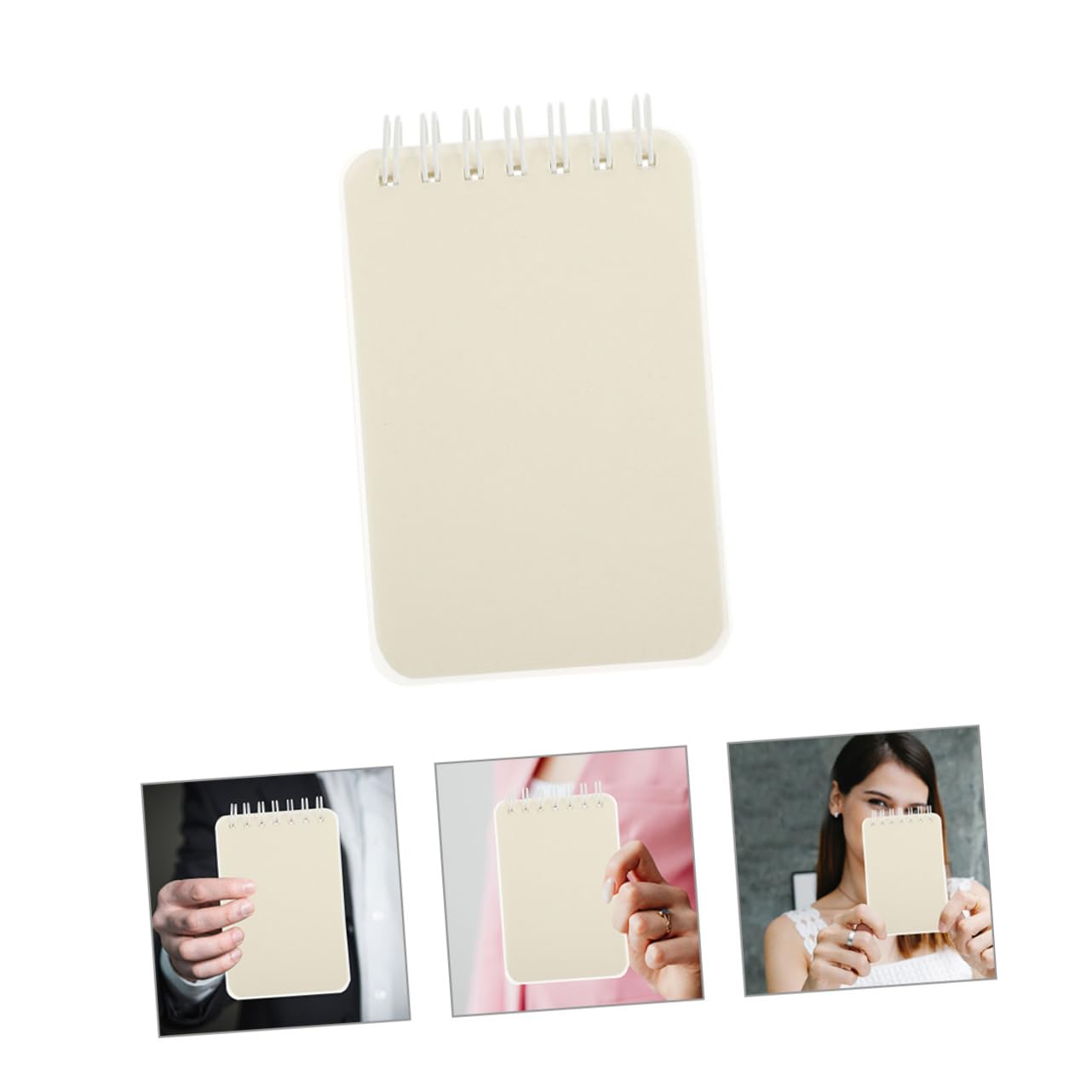 Artibetter 5 Ensembles Livre De Bobine Petit Cahiers En Spirale Collège Mini Stationnaire Cahier À Spirale Cahiers Pour L'école Carnet De Notes Cahier De Poche Blanche Pp 6 Pièces * 5