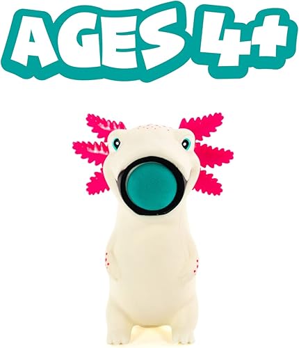 Miniatura 4 de Hog Wild Axolotl - Juguete para presionar peces  Pelotas de espuma Pop de hasta 20 pies  6 bolas incluidas  A partir de 4 años