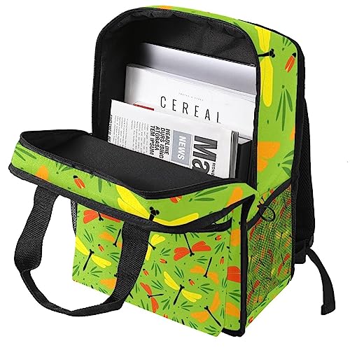Cartable libellules avec bretelles réglables pour soulager le dos