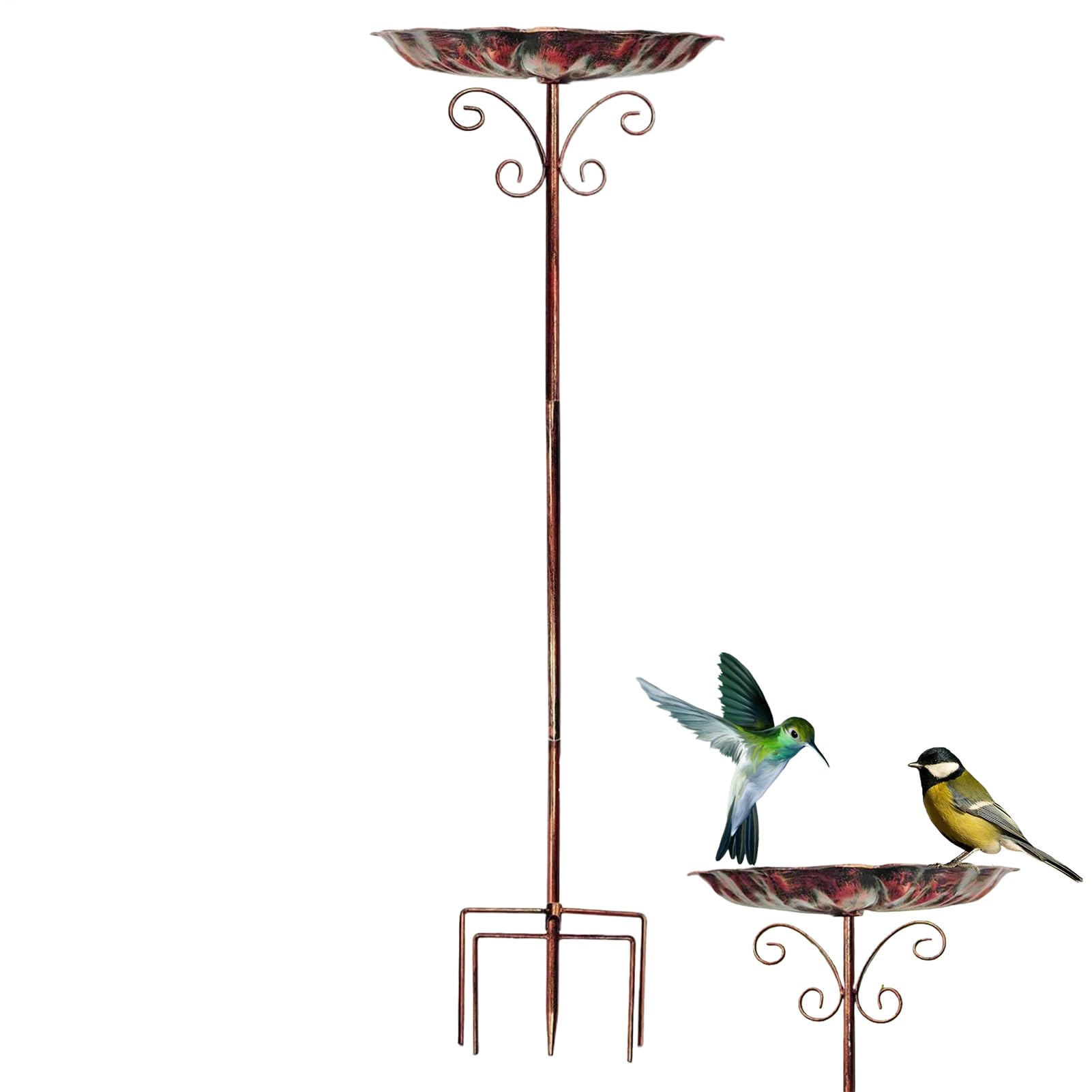 Bassin pour oiseaux résistant au gel pour éviter l'eau gelée dans le jardin