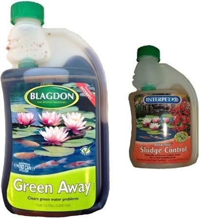 Image Blagdon Green Away - 250ml & Blagdon Bioactive Sludge Control - 250ml Set