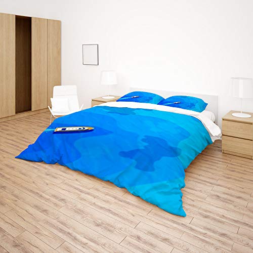 Housse de couette en microfibre premium pour lit double - 5