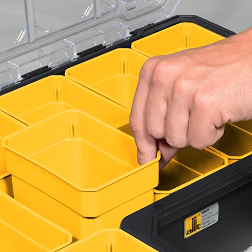 Sortimentskasten Kleinteilemagazin mit 12 Einsatzboxen Organizer Allit 457209 – Bild 5