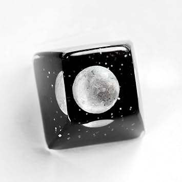 Handmade Resin Keycap, Features a Moon Design, SA Profile, Resin Keycap for MX Keyboard, Gift for Him