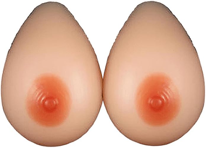 Breast Form Pair C Cup 800gr Mastectomy Silicone Prosthesis Ships Plain Package
