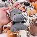 Spoilu Small Stuffed Animals Bulk, 12 Pack 4.5 Inch Mini Plush Toys, Treasure Box Toys for Classroom, Party Favors for Kids, Plush Keychain, Claw Machine Prizes, for Grandkids