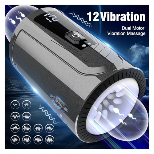 Massaggiatore Automatico Maschile 12 Vibrazioni For Uomo - 3
