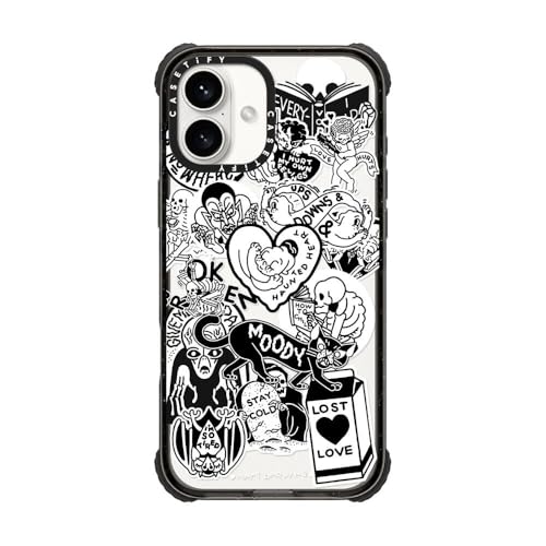 Protection iPhone 16 Plus CASETiFY pour un quotidien actif et stylé en noir mat