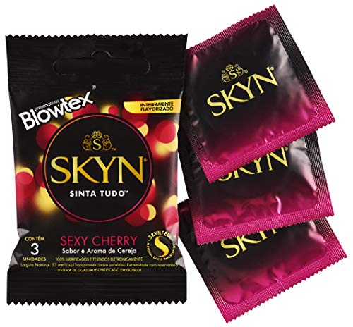 SKYN Preservativo Sexy Cherry Multicor 3 Unidades