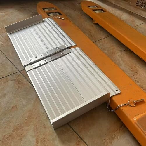 Klappbare Aluminium-Rollstuhlrampe, rutschfeste Schwellenrampe für Innen- und Außentreppen, Türen, Bordsteine