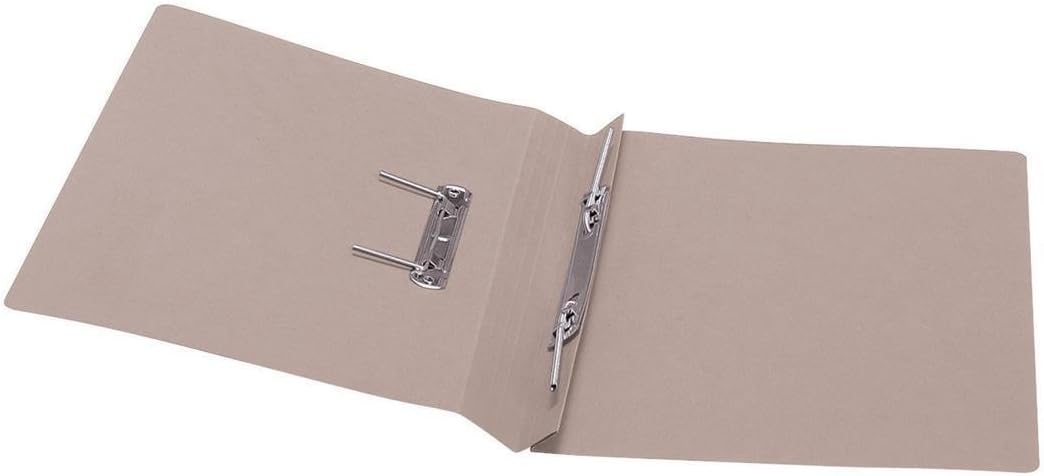 5 Star Office Transfer Spring File 285gsm 38mm Foolscap Buff [Pack 50]
