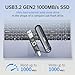 SSK 256GB USB C Stick bis zu 1000MB/S, Dual Mini USB Stick USB 3.2 Gen2 Type-A und Typ-C Externe Solid State Drives Portable SSD für iPhone 15/16/PS4/Android-Telefon/T...