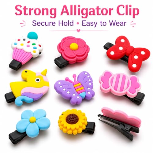 Image of 30 Pcs Hair Accessories for Kids Girls | Cute Baby Hair Clips Set in Mixed Designs & Colours | Hair Clips for Baby Girls | Kids Hair Clips for Girls Daily Wear | Mixed Designs